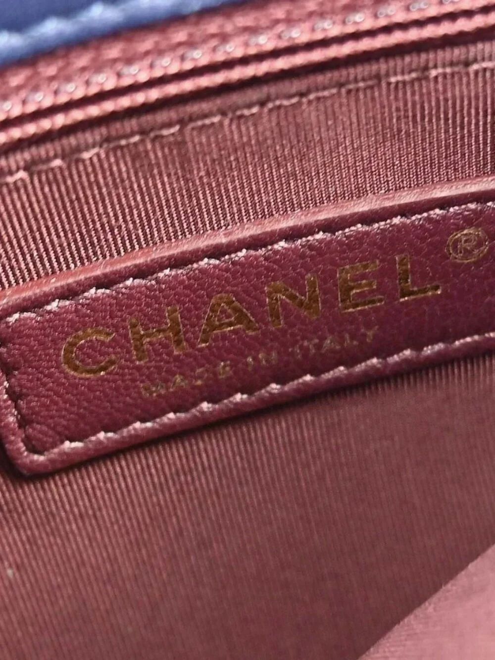 Chanel Navy Lambskin